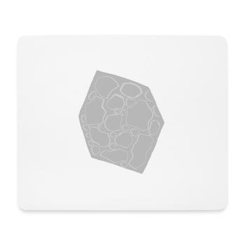 cubic moon - Mouse Pad (horizontal) - white - Front