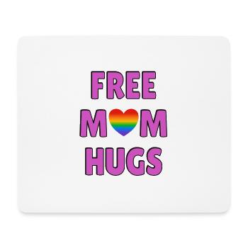 Kostenlose Mama-Umarmungen - Mousepad (Querformat) - Weiß - Vorne