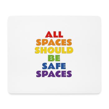LGBTQ pride slogans - Mouse Pad (horizontal) - white - Front