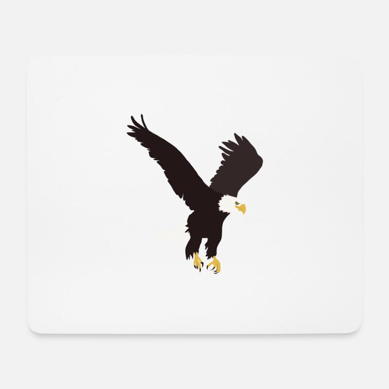 Weisskopfseeadler - Mousepad (Querformat) - Weiß