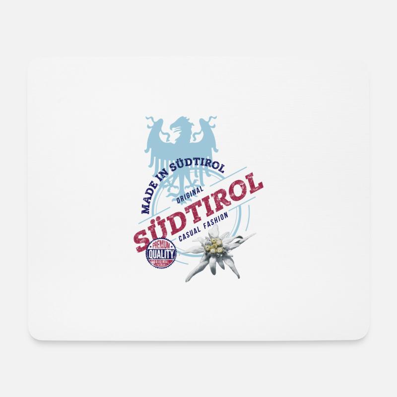 SÜDTIROL - Mousepad (Querformat) - Weiß