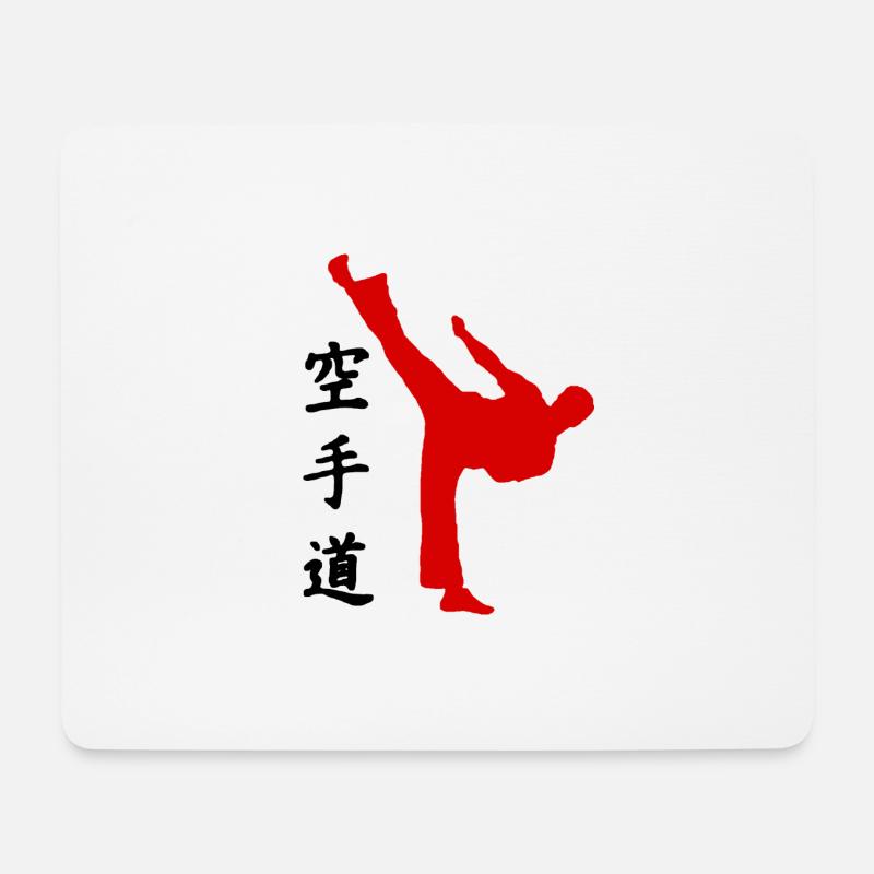 Kampfsport - Mousepad (Querformat) - Weiß