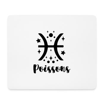 poissons - Tapis de souris (format paysage) - blanc - Devant