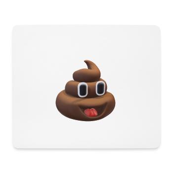 Laughing Kackhaufen - Mouse Pad (horizontal) - white - Front