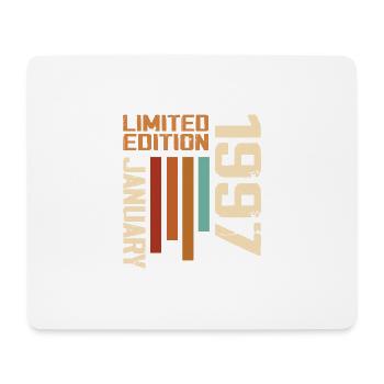 January 1997 - 1997 January Birthday Gift - Mouse Pad (horizontal) - white - Front