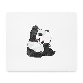 Panda - Mousepad (Querformat) - Weiß - Vorne