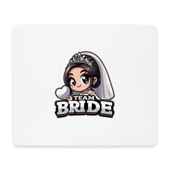 Équipe Bride - Tapis de souris (format paysage) - blanc - Devant