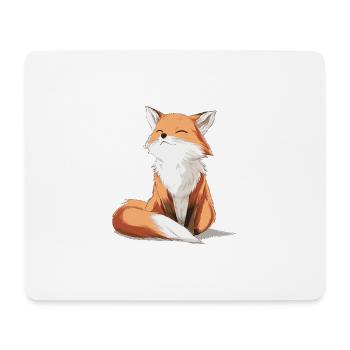 süßer Fuchs - Mousepad (Querformat) - Weiß - Vorne