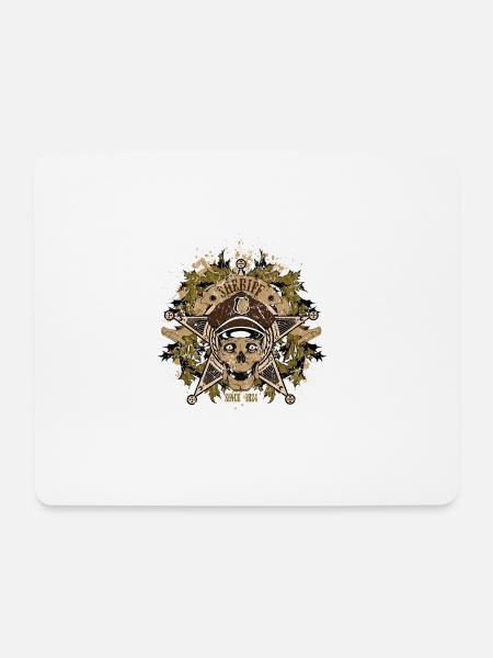 sheriff - Mousepad (Querformat) - Weiß