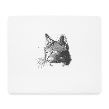 cat - Mouse Pad (horizontal) - white - Front
