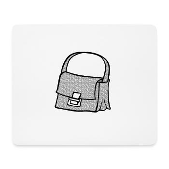 backpack suitcase backpack bag briefcase125 - Mouse Pad (horizontal) - white - Front