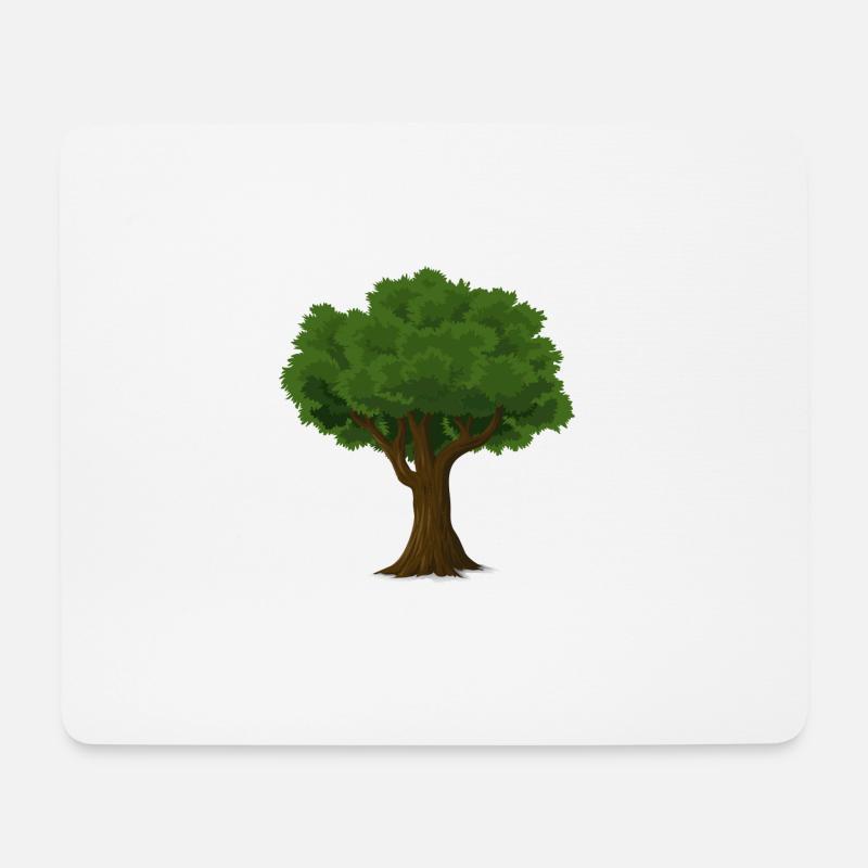 Baum / Bäume - Wald Natur Baum des Lebens - Mousepad (Querformat) - Weiß