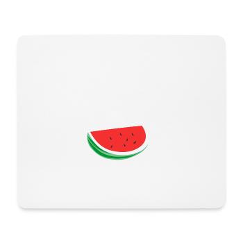 Ich habe eine Wassermelone getragen / Geschenk - Mousepad (Querformat) - Weiß - Vorne