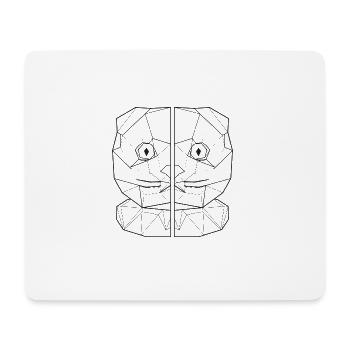 katzen shirt katzenliebhaber geschenk - Mousepad (Querformat) - Weiß - Vorne