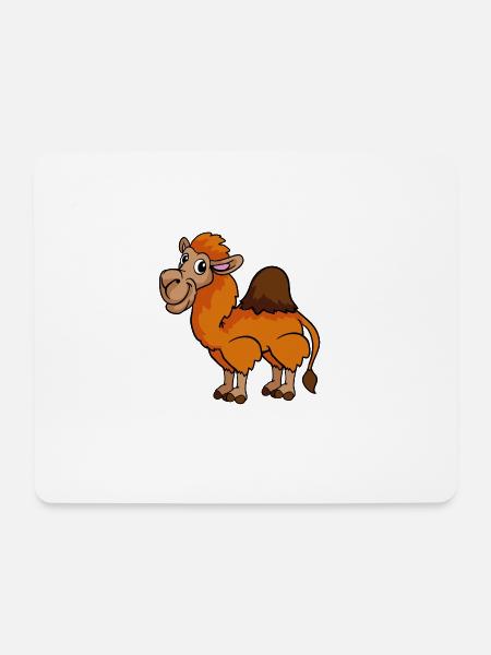 Kamel Dromedar - Mousepad (Querformat) - Weiß