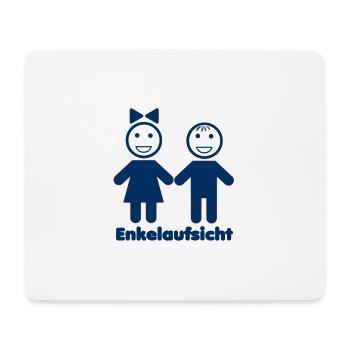 Enkelaufsicht - Mousepad (Querformat) - Weiß - Vorne