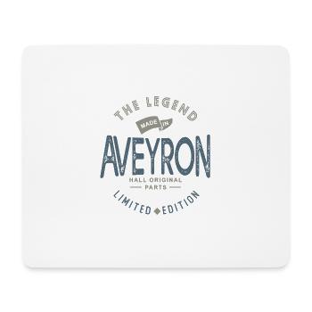 MADE IN aveyron cadeau anniveraire aveyronnais - Tapis de souris (format paysage) - blanc - Devant