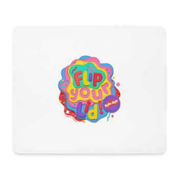 Play-Doh Knete Buntes Design Flip Your Lid! - Mousepad (Querformat) - Weiß - Vorne