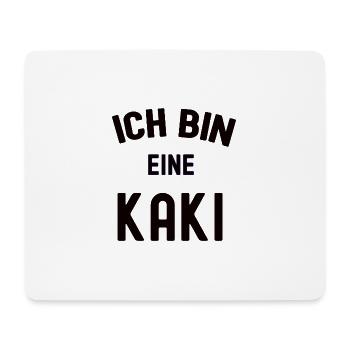 ICH BIN EINE KAKI Karneval Kostüm Kakipflaume Kaki - Mousepad (Querformat) - Weiß - Vorne