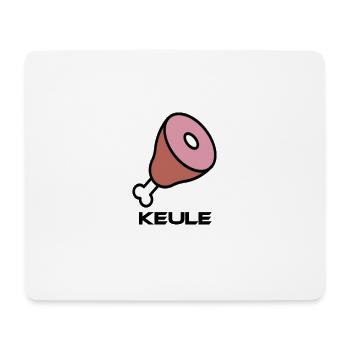 Lustige Keule Geschenkidee - Mousepad (Querformat) - Weiß - Vorne