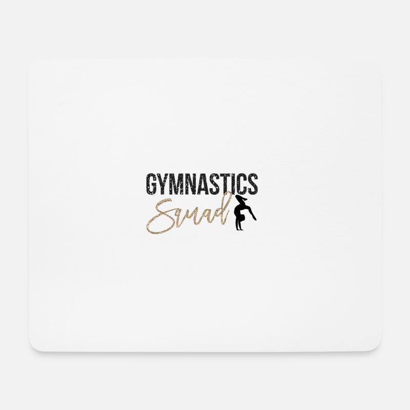 Gymnastik Turnen Turnerin Bodenturnen Geschenk - Mousepad (Querformat) - Weiß