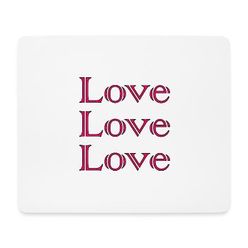 LOVE,JUST MARRIED,VIVE LES MARIES,EVJF,COUPLE - Mouse Pad (horizontal) - white - Front