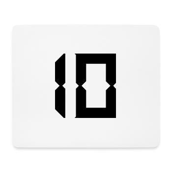 10. 10 JAHRE. 10-JÄHRIGES JUBILÄUM. GEBURTSTAG 10 JAHRE. - Mousepad (Querformat) - Weiß - Vorne