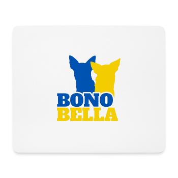 Bono Bella Merch UA 6 - Mousepad (Querformat) - Weiß - Vorne