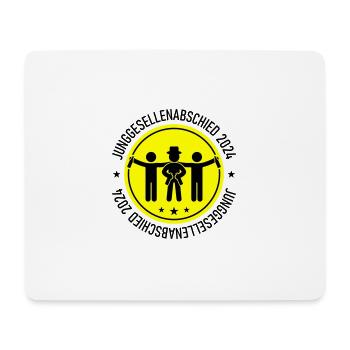 Junggesellenabschied 2024 - Mousepad (Querformat) - Weiß - Vorne