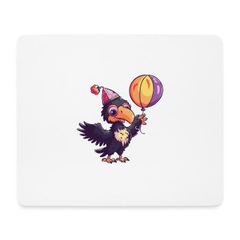 Harpy Bird Birthday Comic - Mouse Pad (horizontal) - white - Front