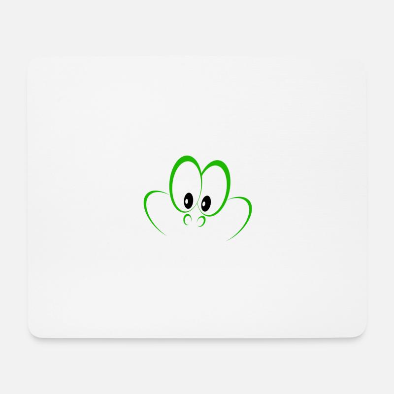 Frog (color) - Mouse Pad (horizontal) - white