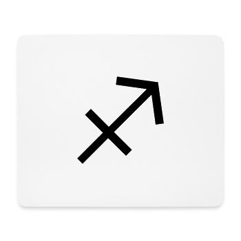Schütze - Mousepad (Querformat) - Weiß - Vorne