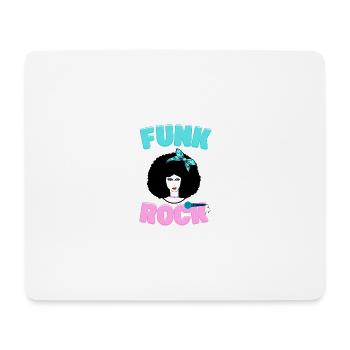 Funk Rock - Tapis de souris (format paysage) - blanc - Devant