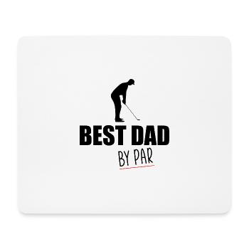 Meilleur papa par - Tapis de souris (format paysage) - blanc - Devant