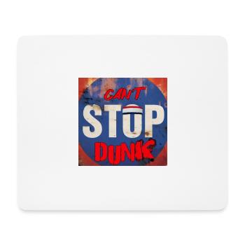 KANN DAS DUNKEN NICHT STOPPEN - Mousepad (Querformat) - Weiß - Vorne