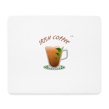 Irish coffee - Mouse Pad (horizontal) - white - Front