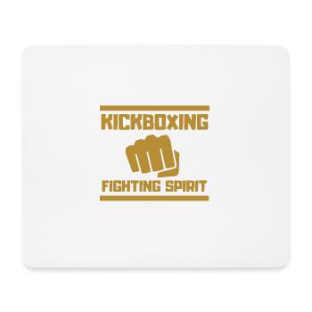 KICKBOXING FIGHTER - Tapis de souris (format paysage) - blanc - Devant