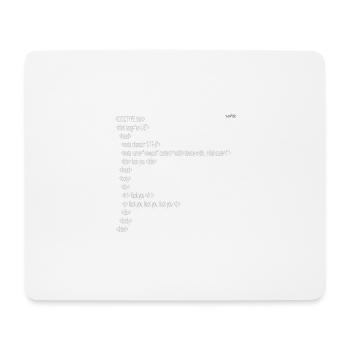 F*ck you - html code - Mouse Pad (horizontal) - white - Front
