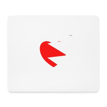 Heart - left side - Mouse Pad (horizontal) - white - Front