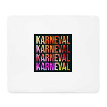 Rheinland, Karneval, Alaaf, Hellau, Rosenmontag - Mousepad (Querformat) - Weiß - Vorne