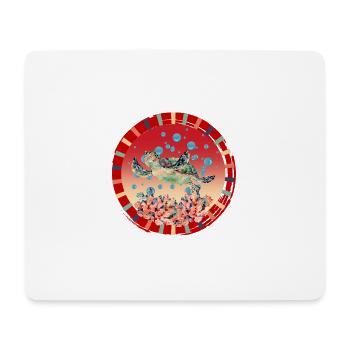 Turtle Bubble - Mousepad (Querformat) - Weiß - Vorne