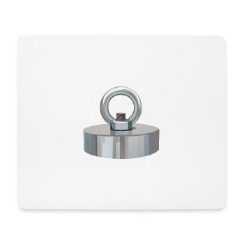 Magnetenfischen - Magnet | Magnet Fishing - Magnet - Mousepad (Querformat) - Weiß - Vorne