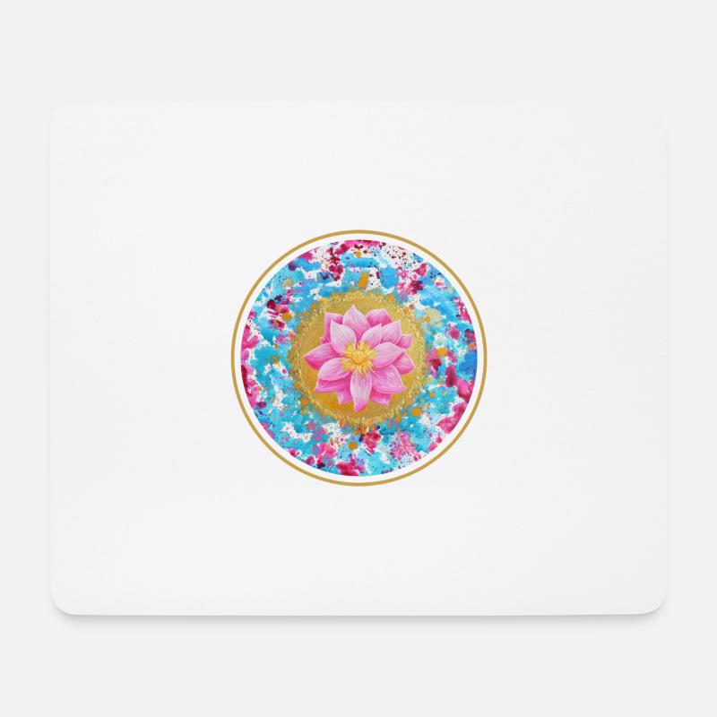 Seelen Lotus - Sonja Ariel von Staden - Mousepad (Querformat) - Weiß