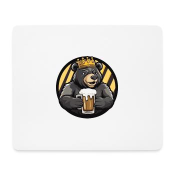 Bière Bär - Tapis de souris (format paysage) - blanc - Devant