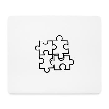 Puzzle - Mouse Pad (horizontal) - white - Front