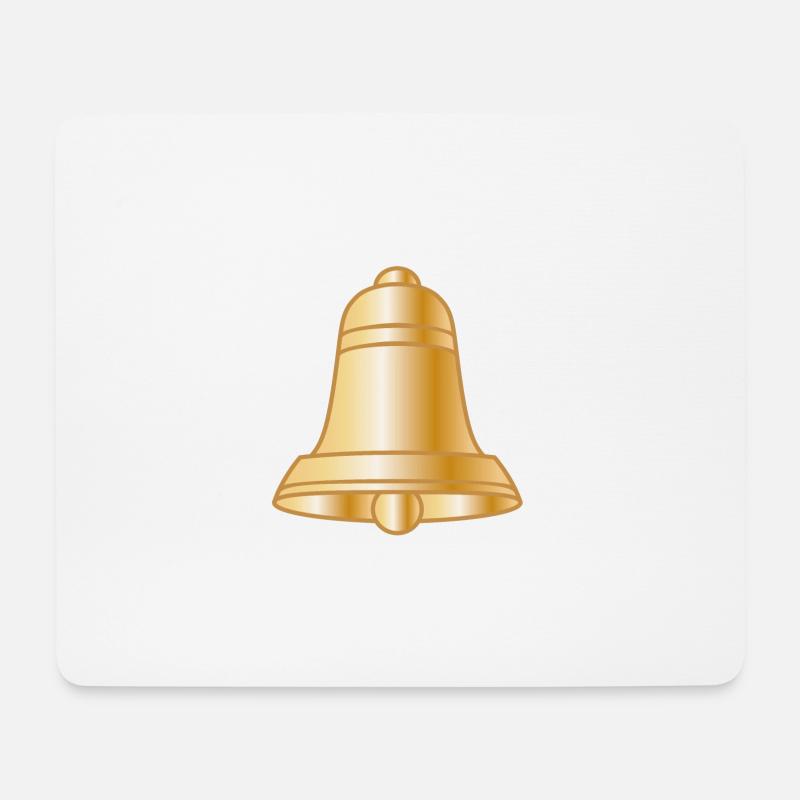 Glocke - Mousepad (Querformat) - Weiß