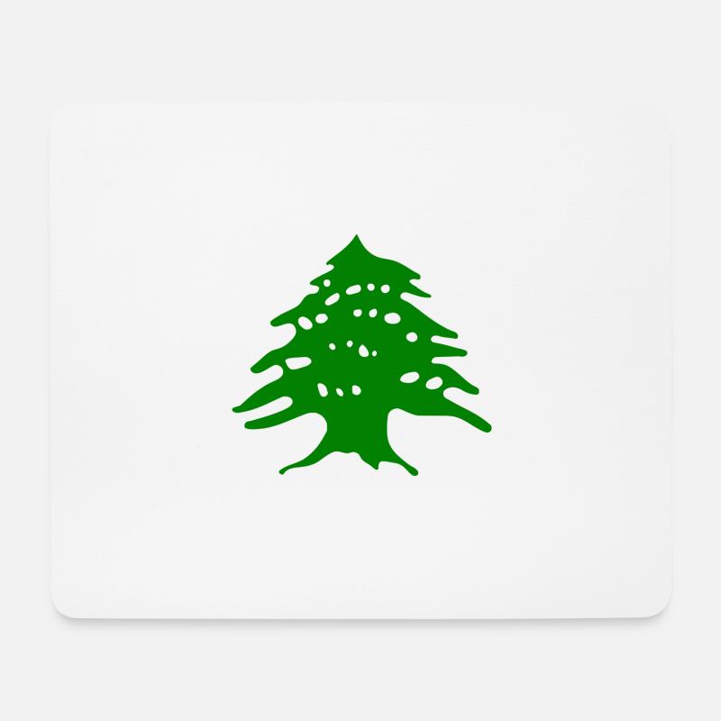 Libanon - Mousepad (Querformat) - Weiß