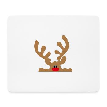 elch - Mousepad (Querformat) - Weiß - Vorne