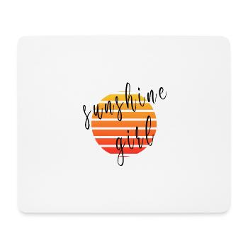 Sunshine girl - Mouse Pad (horizontal) - white - Front