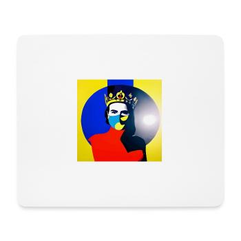 A004 - Mousepad (Querformat) - Weiß - Vorne